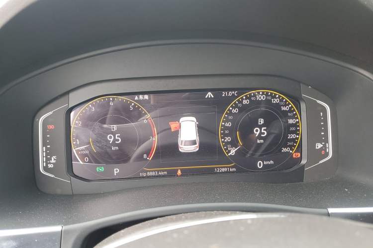 Used Volkswagen Teramont 2020 380TSI Four-Wheel Drive Luxury Version China VI Standard Instrument Cluster