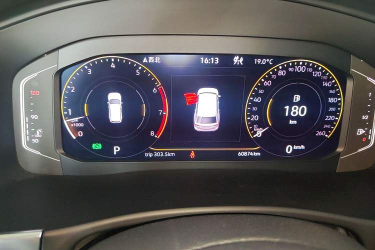Used Volkswagen Teramont 2020 Revised Version 380TSI Four-Wheel Drive Luxury Edition Instrument Cluster