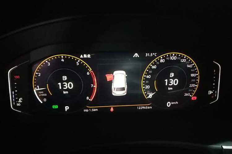 Used Volkswagen Teramont 2020 380TSI Four-Wheel Drive Luxury Version China VI Standard Instrument Cluster