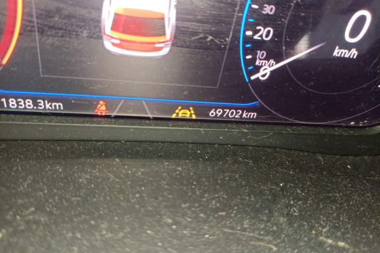 Used Volkswagen Teramont 2020 Revised Version 530 V6 Four-Wheel Drive Flagship Edition Odometer Close Up