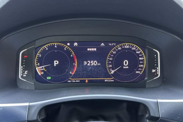 Used Volkswagen Teramont 2020 380TSI Four-Wheel Drive Luxury Version China VI Standard Odometer Close Up
