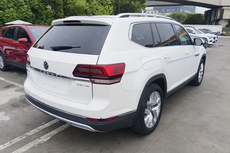 Used Volkswagen Teramont 2020 Revised Version 530 V6 Four-Wheel Drive Flagship Edition Rear Right 45 Deg