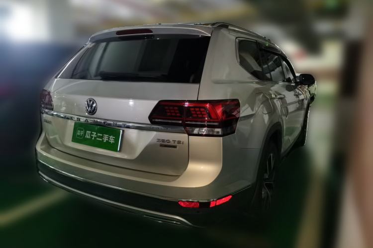 Used Volkswagen Teramont 2020 380TSI Four-Wheel Drive Luxury Version China VI Standard Rear Right 45 Deg