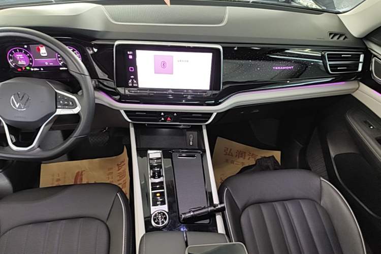 Used Volkswagen Teramont 2021 380TSI Four-Wheel Drive Prestige Luxury Edition Audio And AC Panel