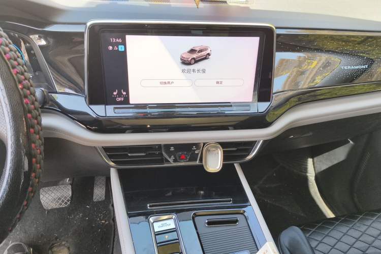 Used Volkswagen Teramont 2021 380TSI Four-Wheel Drive Prestige Luxury Edition Audio And AC Panel