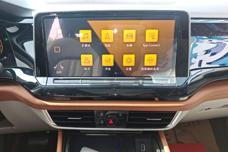 Used Volkswagen Teramont 2021 380TSI Four-Wheel Drive Prestige Luxury Edition Audio And AC Panel