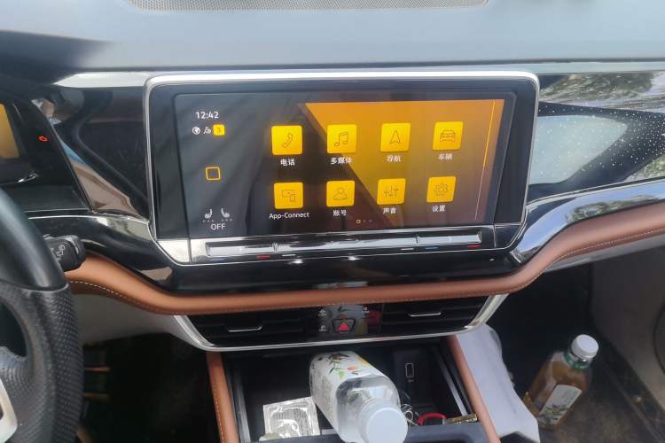 Used Volkswagen Teramont 2021 380TSI Four-Wheel Drive Prestige Luxury Edition Audio And AC Panel