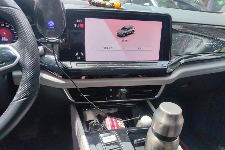 Used Volkswagen Teramont 2021 380TSI Four-Wheel Drive Prestige Luxury Edition Audio And AC Panel