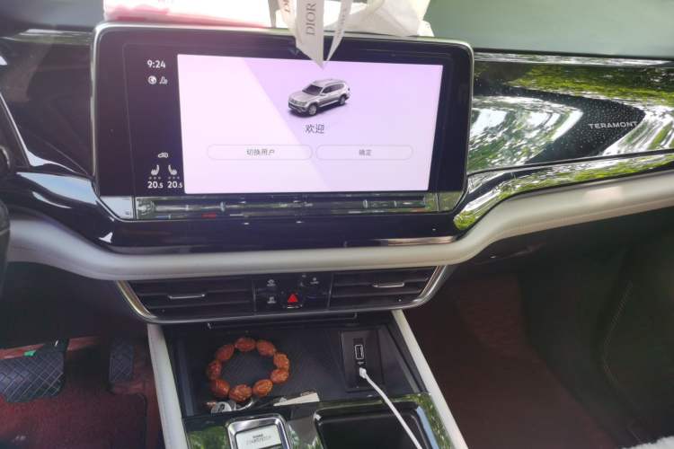 Used Volkswagen Teramont 2021 380TSI Four-Wheel Drive Prestige Luxury Edition Audio And AC Panel