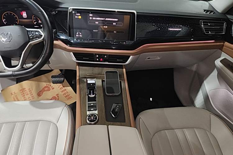 Used Volkswagen Teramont 2021 380TSI Four-Wheel Drive Prestige Luxury Edition Audio And AC Panel
