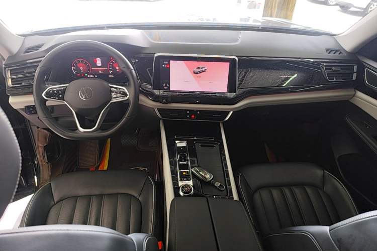 Used Volkswagen Teramont 2021 380TSI Four-Wheel Drive Prestige Luxury Edition Audio And AC Panel