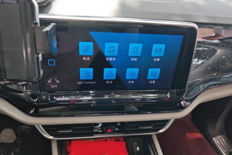 Used Volkswagen Teramont 2021 380TSI Four-Wheel Drive Prestige Luxury Edition Audio And AC Panel