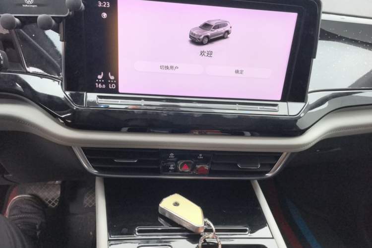 Used Volkswagen Teramont 2021 380TSI Four-Wheel Drive Prestige Luxury Edition Audio And AC Panel