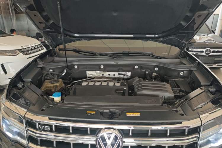 Used Volkswagen Teramont 2021 530 V6 Four-Wheel Drive Prestige Luxury Edition Engine Bay