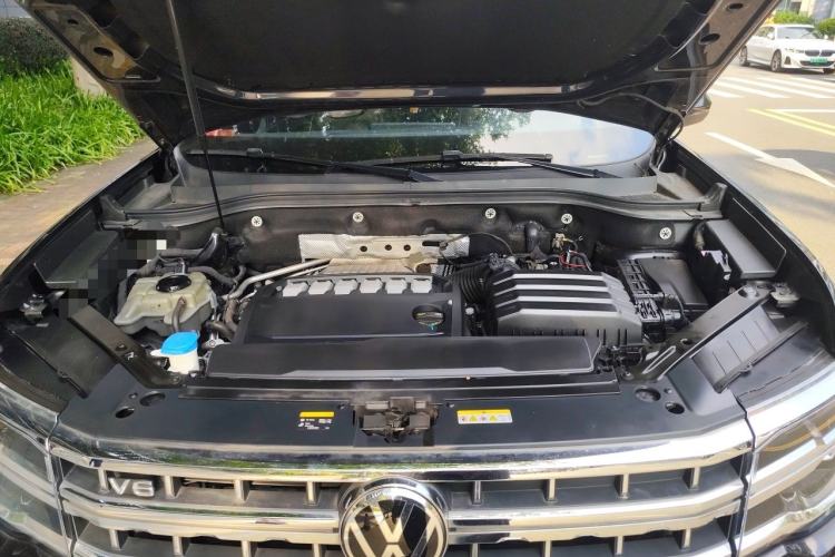 Used Volkswagen Teramont 2021 530 V6 Four-Wheel Drive Prestige Luxury Edition Engine Bay