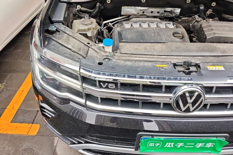 Used Volkswagen Teramont 2021 530 V6 Four-Wheel Drive Prestige Luxury Edition Engine Bay Right