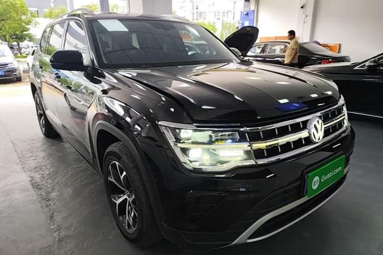 Used Volkswagen Teramont 2021 380TSI Four-Wheel Drive Luxury Edition Front Right 45 Deg