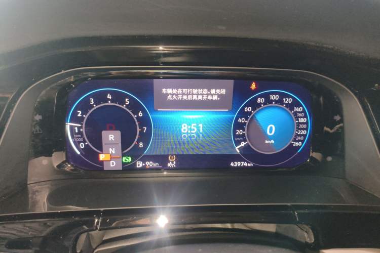 Used Volkswagen Teramont 2021 380TSI Four-Wheel Drive Prestige Luxury Edition Instrument Cluster