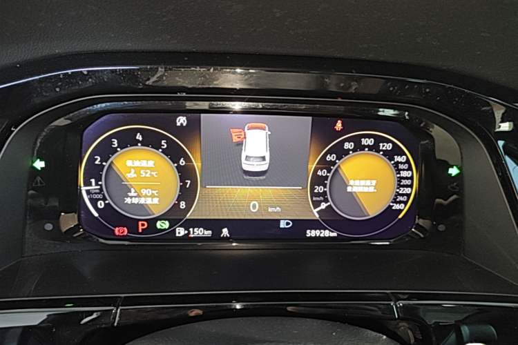 Used Volkswagen Teramont 2021 380TSI Four-Wheel Drive Prestige Luxury Edition Instrument Cluster