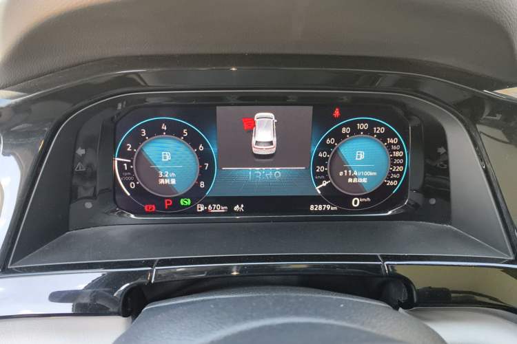 Used Volkswagen Teramont 2021 380TSI Four-Wheel Drive Prestige Luxury Edition Instrument Cluster