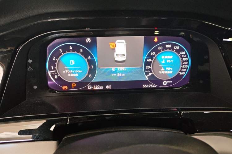 Used Volkswagen Teramont 2021 530 V6 Four-Wheel Drive Prestige Luxury Edition Instrument Cluster