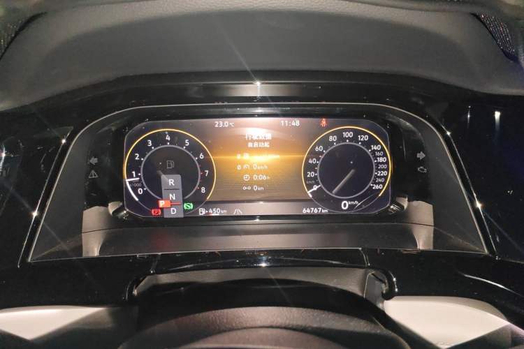 Used Volkswagen Teramont 2021 530 V6 Four-Wheel Drive Prestige Luxury Edition Instrument Cluster