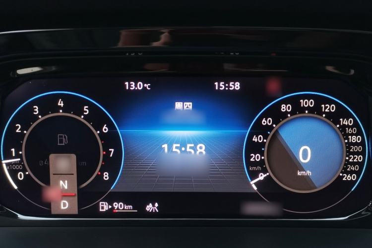 Used Volkswagen Teramont 2021 380TSI Four-Wheel Drive Prestige Luxury Edition Instrument Cluster