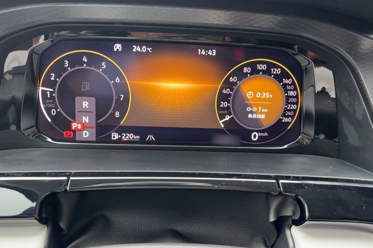 Used Volkswagen Teramont 2021 380TSI Four-Wheel Drive Luxury Edition Instrument Cluster