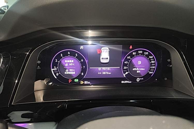 Used Volkswagen Teramont 2021 330TSI Two-Wheel-Drive Prestige Luxury Edition Instrument Cluster