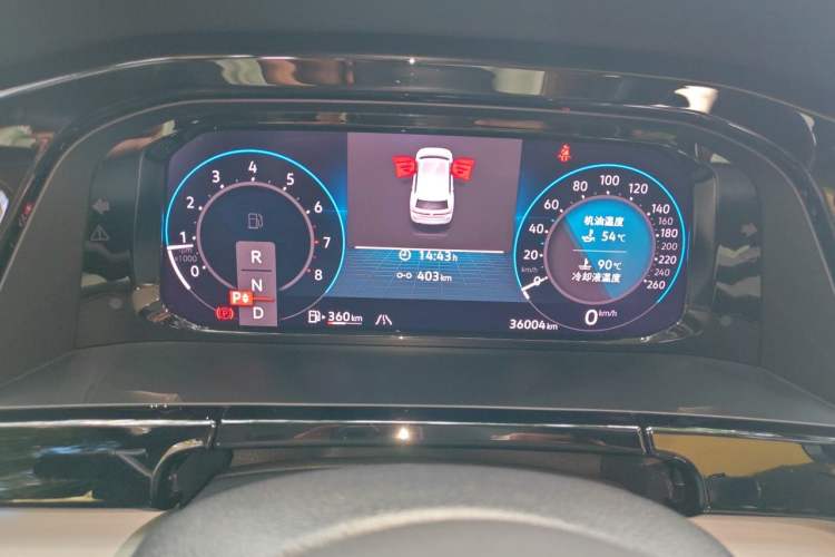 Used Volkswagen Teramont 2021 380TSI Four-Wheel Drive Prestige Luxury Edition Instrument Cluster