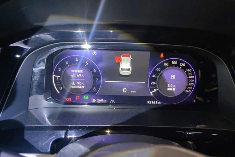 Used Volkswagen Teramont 2021 380TSI Four-Wheel Drive Prestige Luxury Edition Instrument Cluster