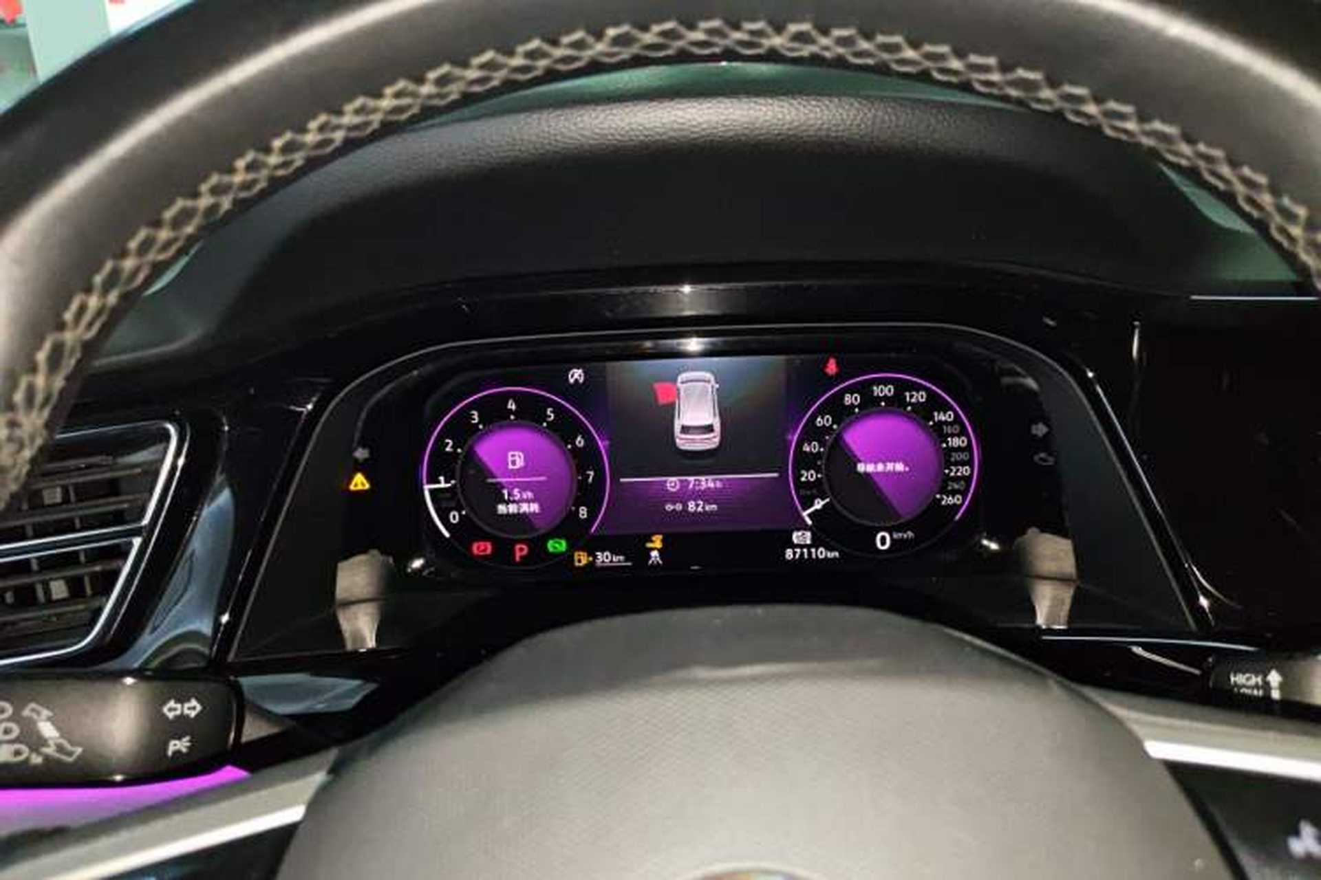 Used Volkswagen Teramont 2021 380TSI Four-Wheel Drive Prestige Luxury Edition Instrument Cluster