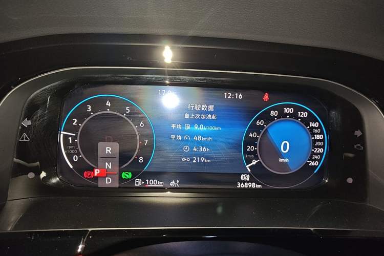 Used Volkswagen Teramont 2021 380TSI Four-Wheel Drive Prestige Luxury Edition Instrument Cluster