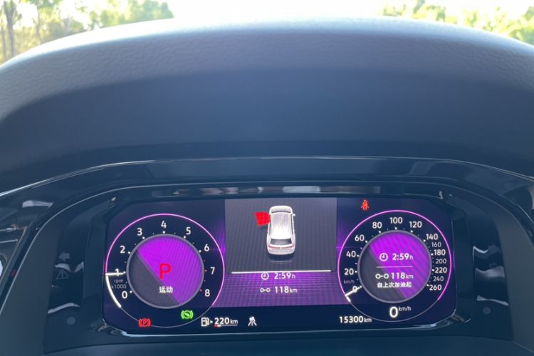 Used Volkswagen Teramont 2021 380TSI Four-Wheel Drive Prestige Flagship Edition Odometer Close Up