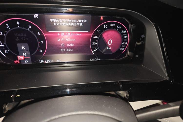 Used Volkswagen Teramont 2021 380TSI Four-Wheel Drive Prestige Luxury Edition Odometer Close Up