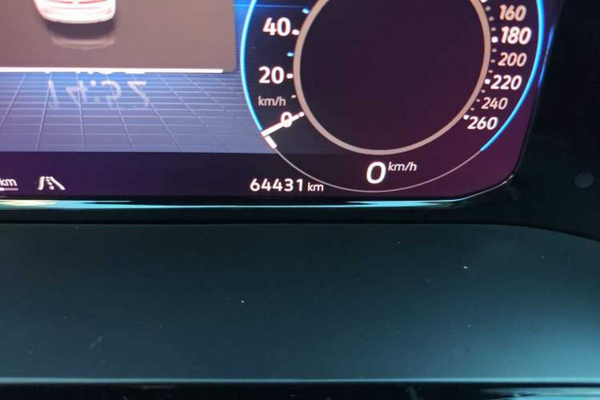 Used Volkswagen Teramont 2021 380TSI Four-Wheel Drive Prestige Luxury Edition Odometer Close Up