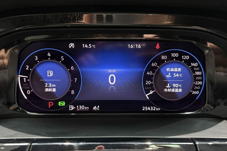 Used Volkswagen Teramont 2021 380TSI Four-Wheel Drive Prestige Luxury Edition Odometer Close Up