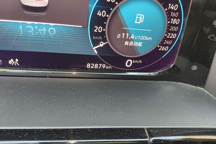 Used Volkswagen Teramont 2021 380TSI Four-Wheel Drive Prestige Luxury Edition Odometer Close Up