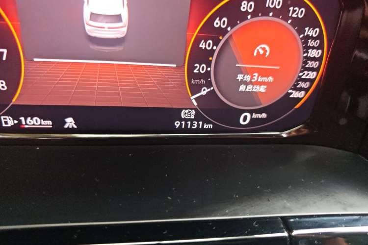 Used Volkswagen Teramont 2021 380TSI Four-Wheel Drive Prestige Luxury Edition Odometer Close Up