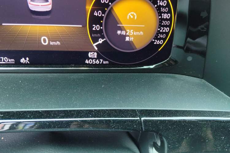 Used Volkswagen Teramont 2021 380TSI Four-Wheel Drive Prestige Luxury Edition Odometer Close Up