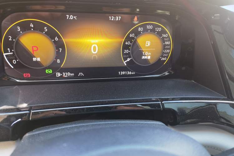 Used Volkswagen Teramont 2021 380TSI Four-Wheel Drive Prestige Luxury Edition Odometer Close Up
