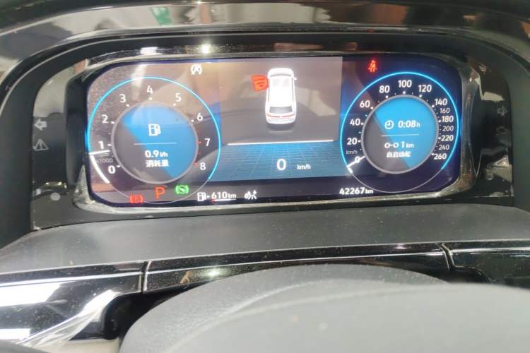 Used Volkswagen Teramont 2021 380TSI Four-Wheel Drive Prestige Luxury Edition Odometer Close Up
