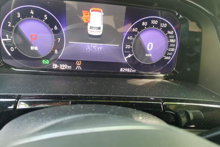 Used Volkswagen Teramont 2021 380TSI Four-Wheel Drive Prestige Luxury Edition Odometer Close Up