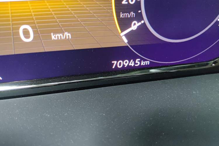 Used Volkswagen Teramont 2021 380TSI Four-Wheel Drive Prestige Luxury Edition Odometer Close Up