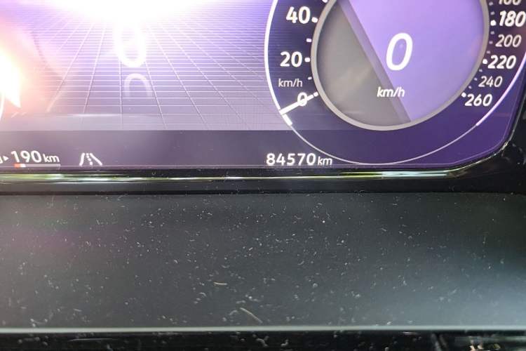 Used Volkswagen Teramont 2021 380TSI Four-Wheel Drive Prestige Luxury Edition Odometer Close Up