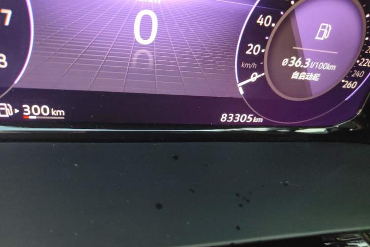Used Volkswagen Teramont 2021 330TSI Two-Wheel-Drive Prestige Luxury Edition Odometer Close Up
