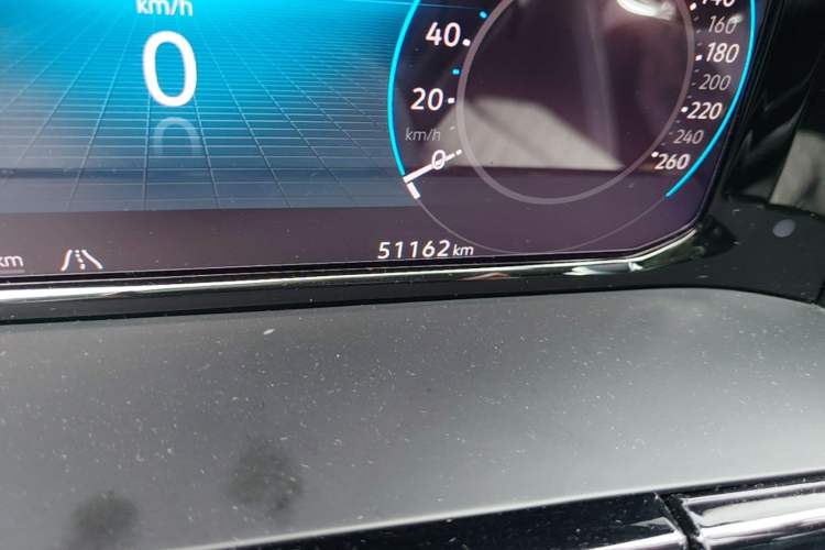 Used Volkswagen Teramont 2021 380TSI Four-Wheel Drive Prestige Luxury Edition Odometer Close Up