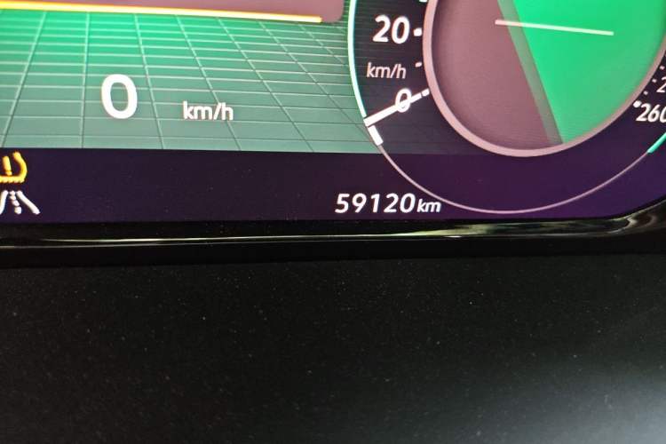 Used Volkswagen Teramont 2021 380TSI Four-Wheel Drive Prestige Luxury Edition Odometer Close Up