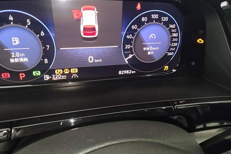 Used Volkswagen Teramont 2021 380TSI Four-Wheel Drive Luxury Edition Odometer Close Up