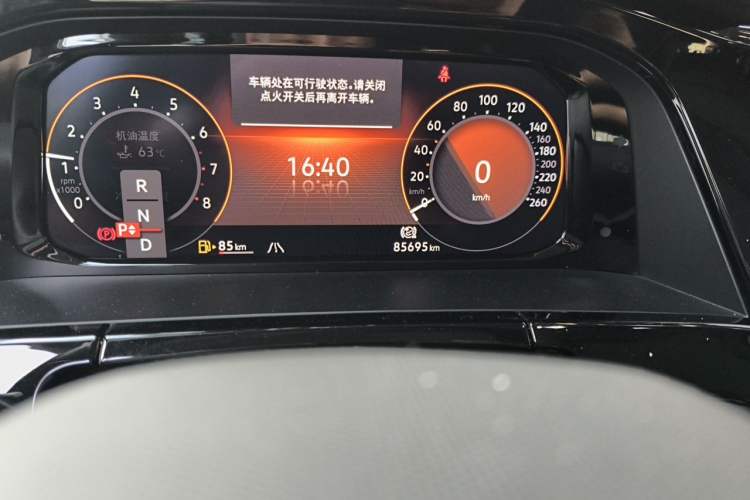 Used Volkswagen Teramont 2021 380TSI Four-Wheel Drive Prestige Luxury Edition Odometer Close Up